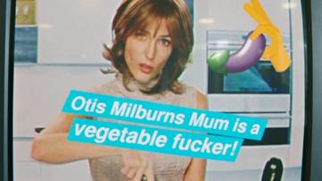 Gillian Anderson in Sex Education (2019-2023) Sexy Breasts Nipslip 277416