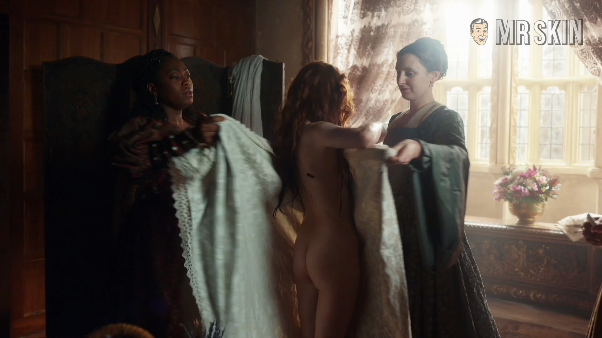Catherine of Aragon from The Spanish Princess Naked. Butt, breasts, right breast. 313241