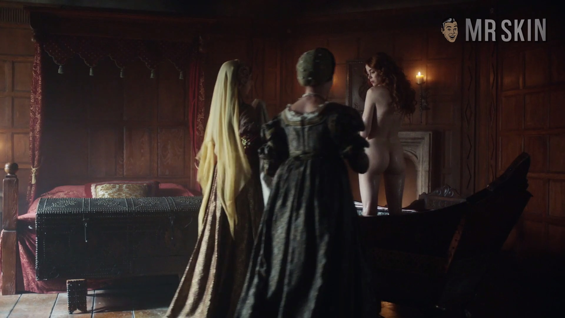 Nudes of Catherine of Aragon from The Spanish Princess. Butt, breasts, right breast. 285996