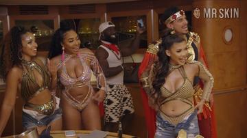 Lil' Kim, Mýa, Rozonda "Chilli" Thomas, B. Simone, Tiffany Panhilason in Girls Cruise (2019) Sexy Bikini Sexy 290193