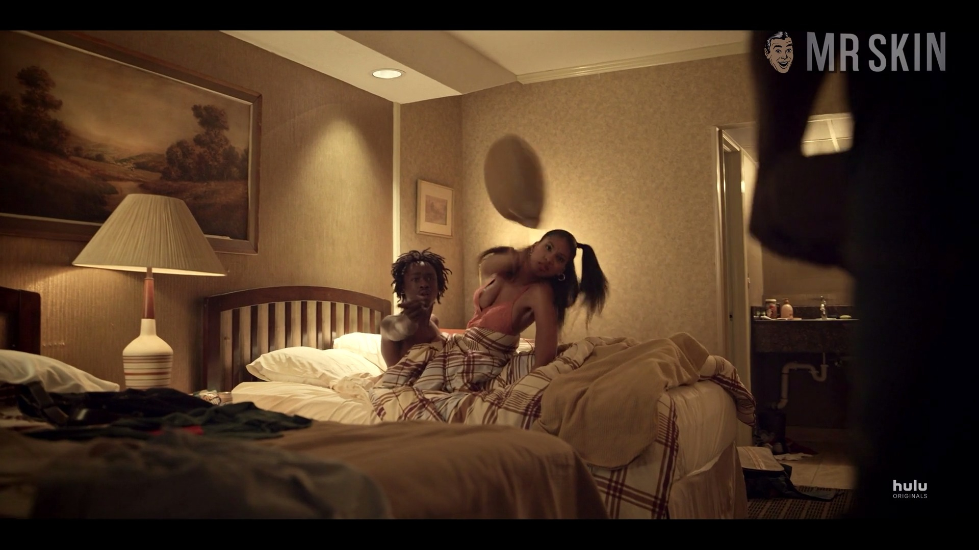 Aleeah Rogers in Wu-Tang: An American Saga (2019-2023) Sexy Underwear Nipslip Right Nipslip Breasts Nipslip 292929