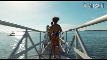 Taylor Russell in Waves (2019) Sexy Bikini Breasts 300066