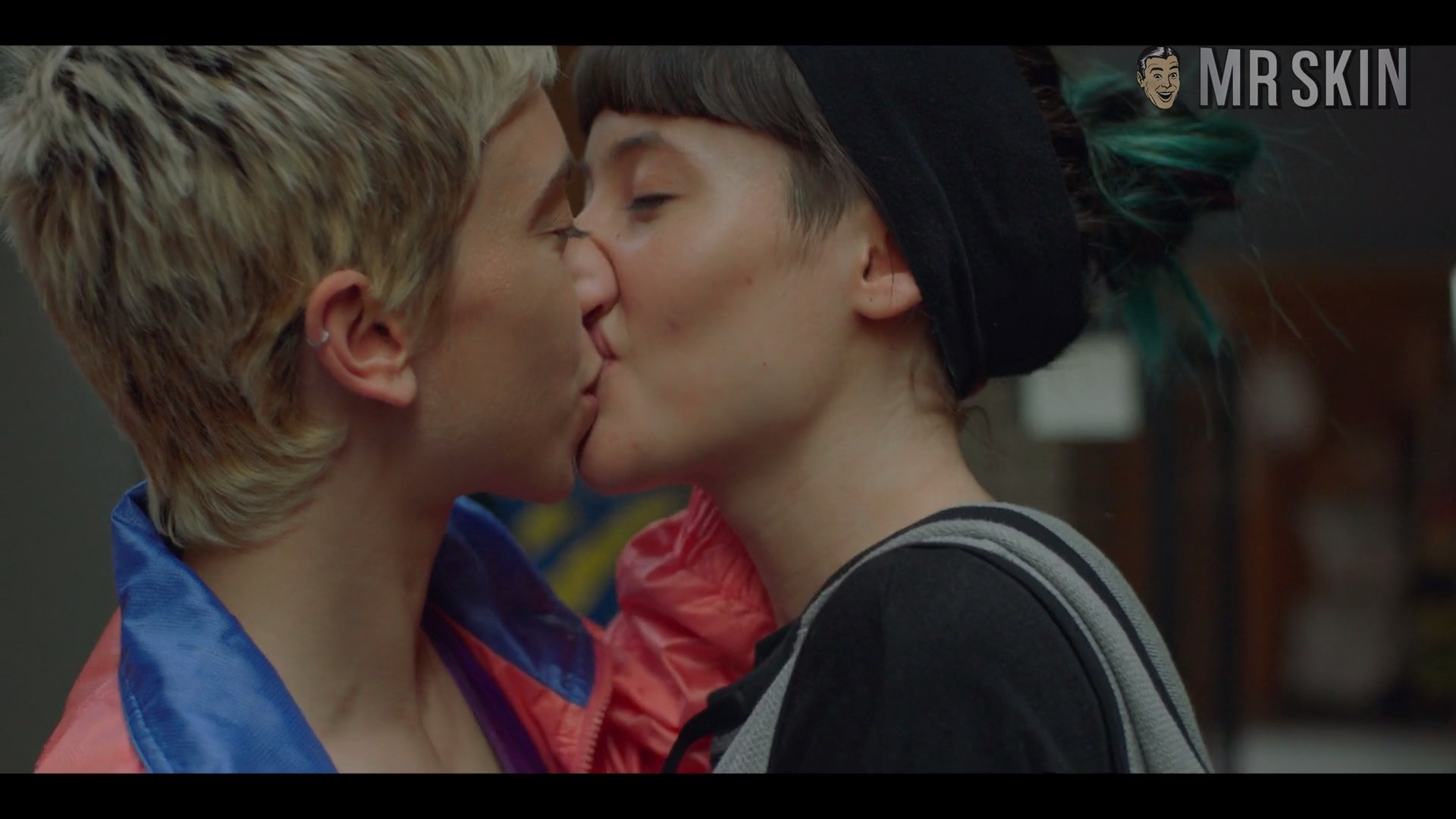 The Hockey Girls's Sexiest Scenes with Mireia Oriol. Lesbian, breasts, right breast. 291648