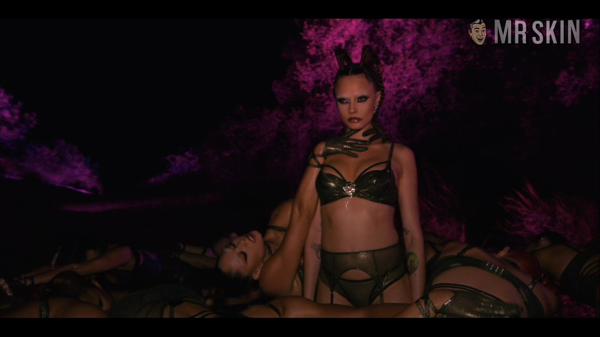 Savage X Fenty Show's Sexiest Scenes with Cara Delevingne. Underwear, thong. 341718