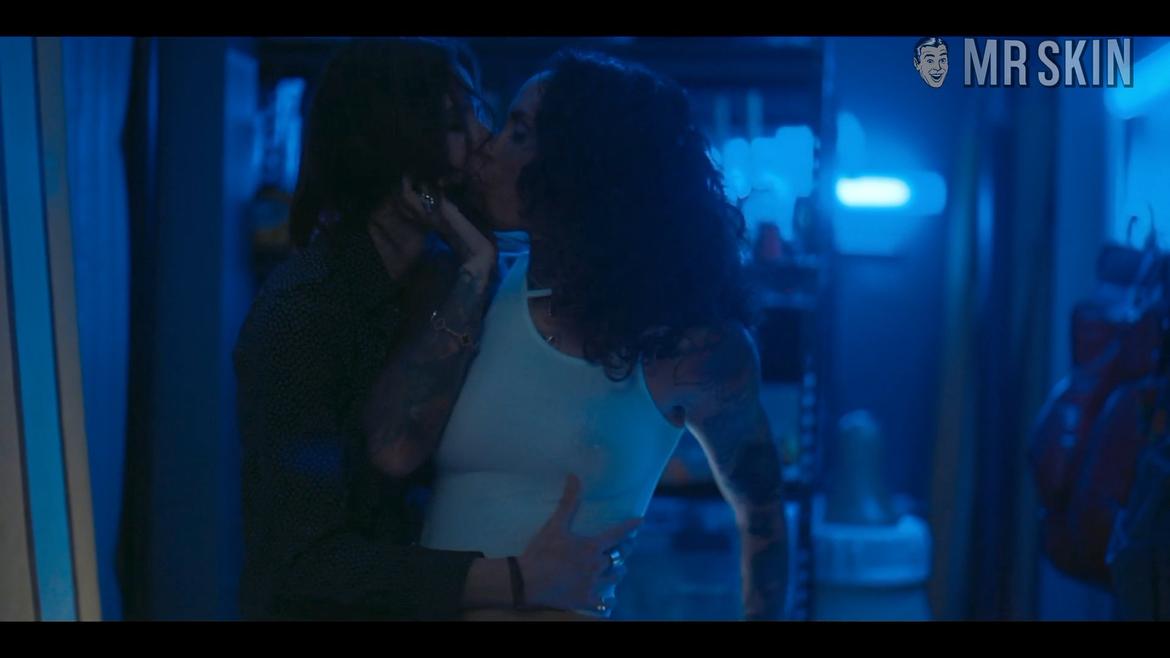 Katherine Moennig, Kehlani Parrish in The L Word: Generation Q (2019-2023) Lesbian Sexy Breasts Butt 341984