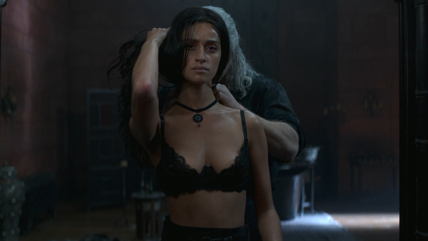 Hottest Anya Chalotra Scene in The Witcher. Sexy, Underwear, bikini, breasts. 344804