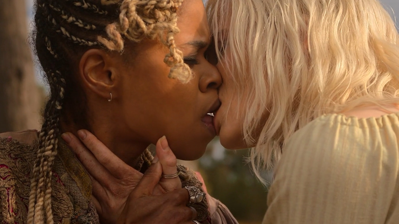 The Witcher's Sexiest Scenes with Christelle Elwin. Lesbian. 355248