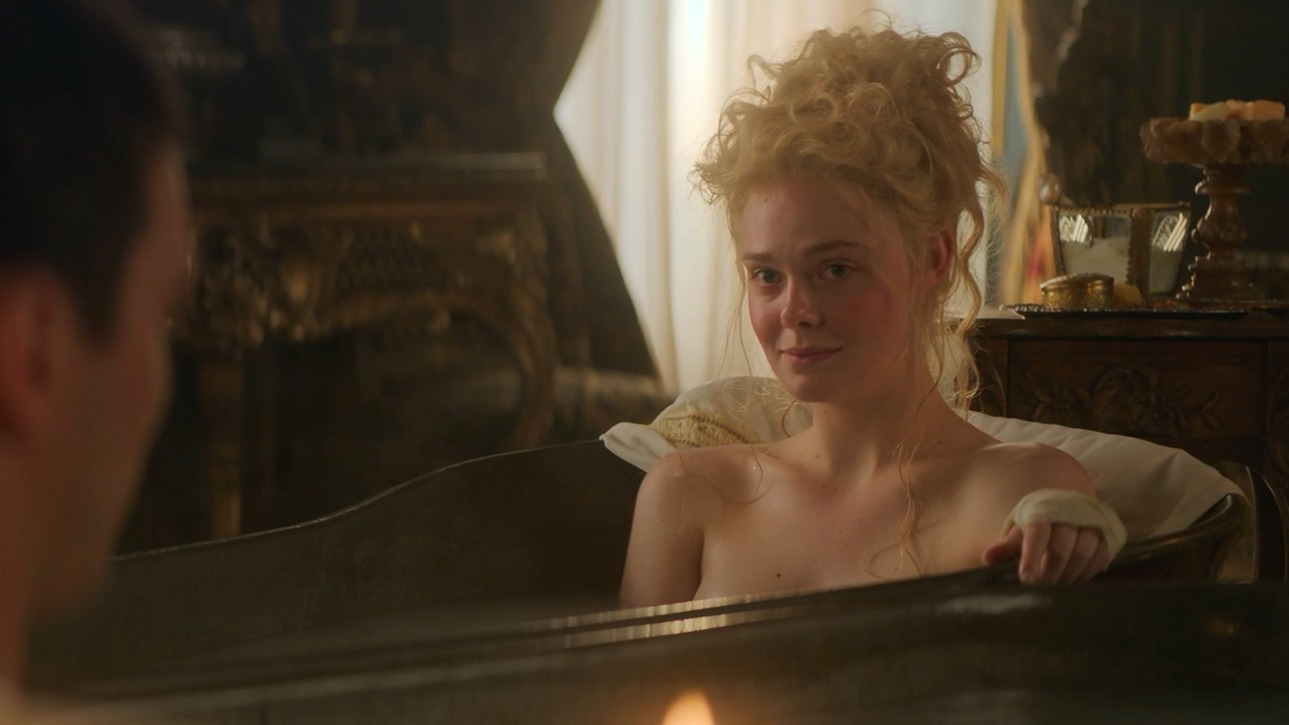 Hottest Elle Fanning Scene in The Great. Sexy, breasts, butt. 344240