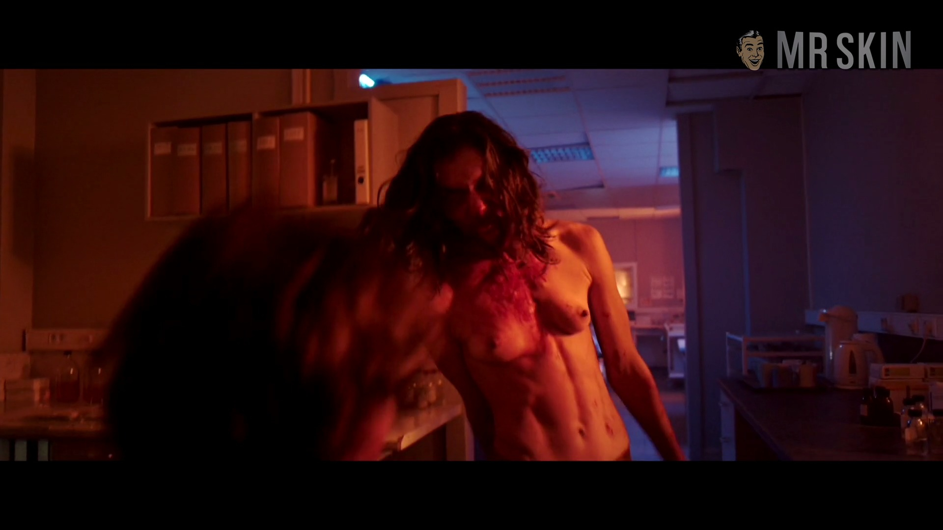 Camille Vanlerberghe Nude as Zombie stappen on table. Breasts, Underwear, sexy. 310388