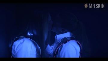 Maddie Phillips, Devon Hales in Teenage Bounty Hunters (2020) Lesbian Lesbian Underwear 310502