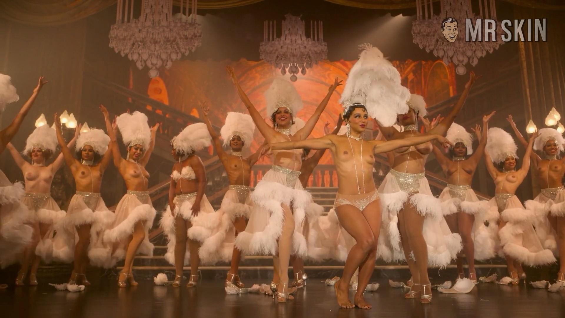 Aunjanue Ellis, Carra Patterson, Sharron Lynn, Ilia Jessica Castro, Kalyn Hardman in Lovecraft Country (2020) Underwear Breasts Thong Bikini Bikini Br