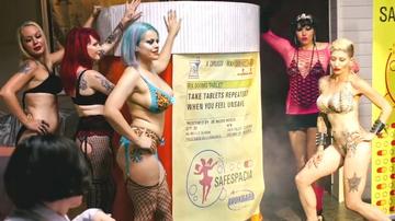 Amanda Flowers, Elizabeth D'Ambrosio, Nadia White, Vada Callisto in Shakespeare’s Shitstorm (2020) Underwear Sexy Breasts Bush 350412