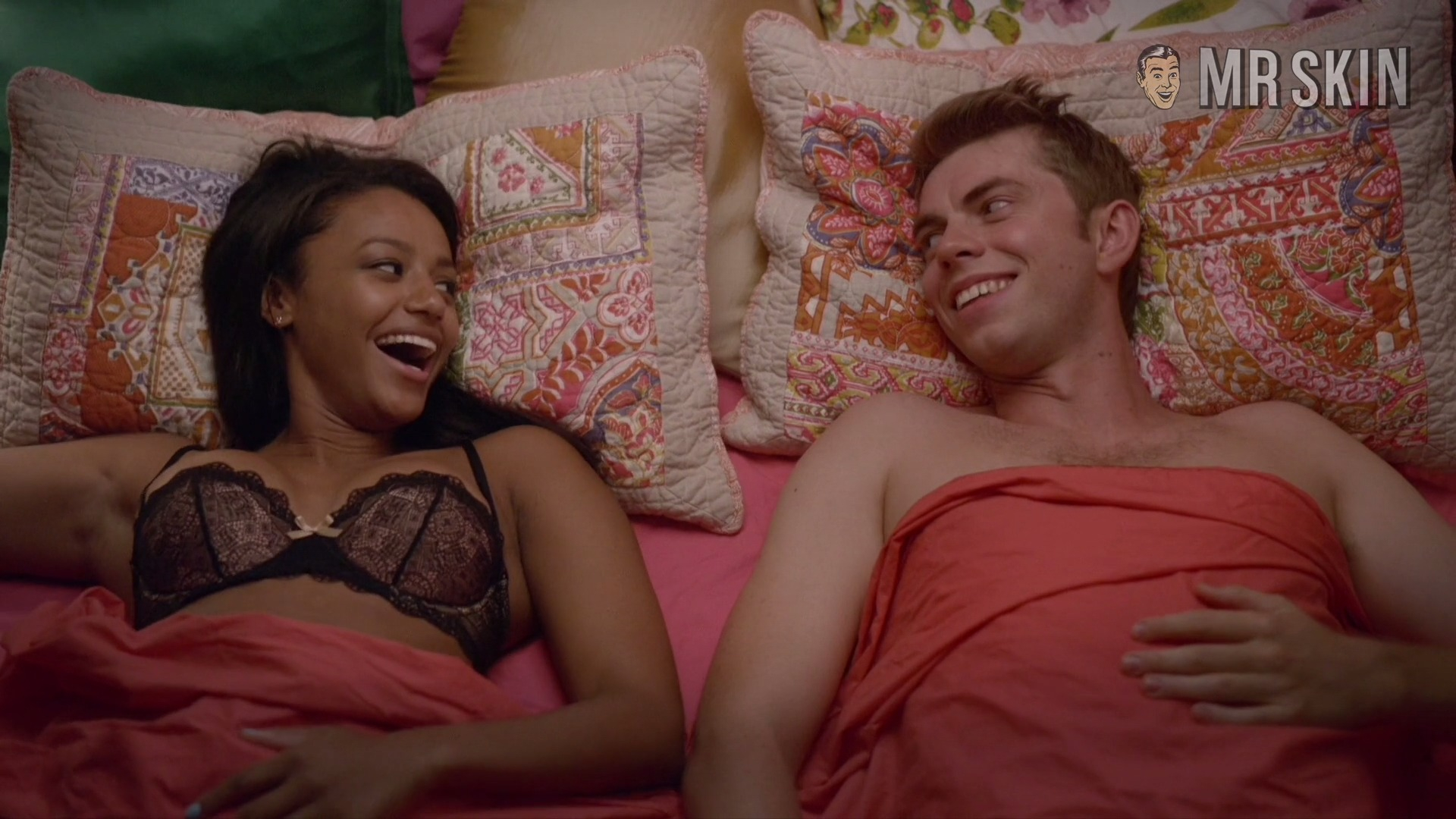 Hottest Shalom Brune-Franklin Scene in Bad Mothers. Underwear. 313256