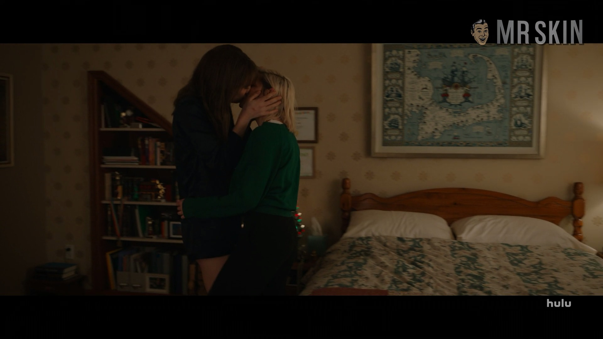 Hottest Kristen Stewart Scene in Happiest Season. Lesbian, Underwear, sexy. 315110