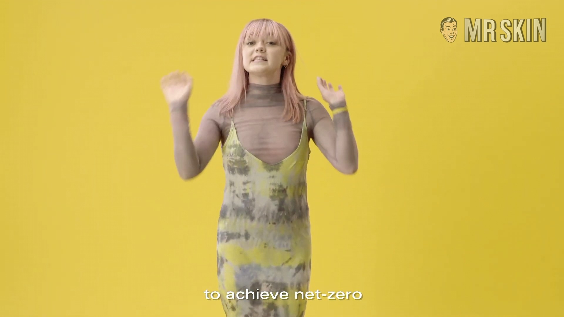Self from Maisie Williams reads The Green New Deal | Dazed Texts Naked. Left Nipslip, Sexy, breasts. 315137