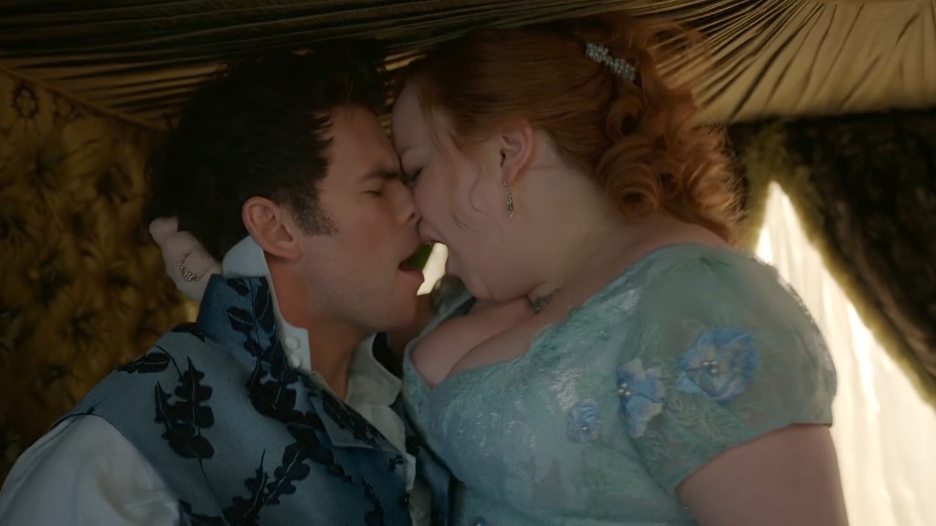 Hottest Nicola Coughlan Scene in Bridgerton. Sexy, breasts. 356024