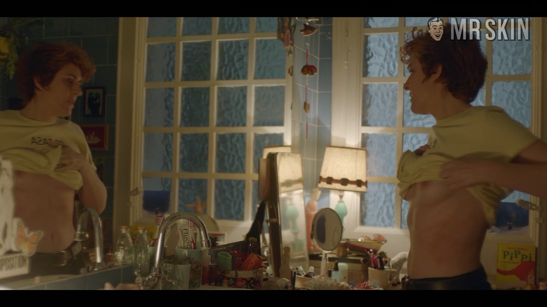 Aixa Villagrán Nude as Esther. Left Breast, breasts, bush. 317660