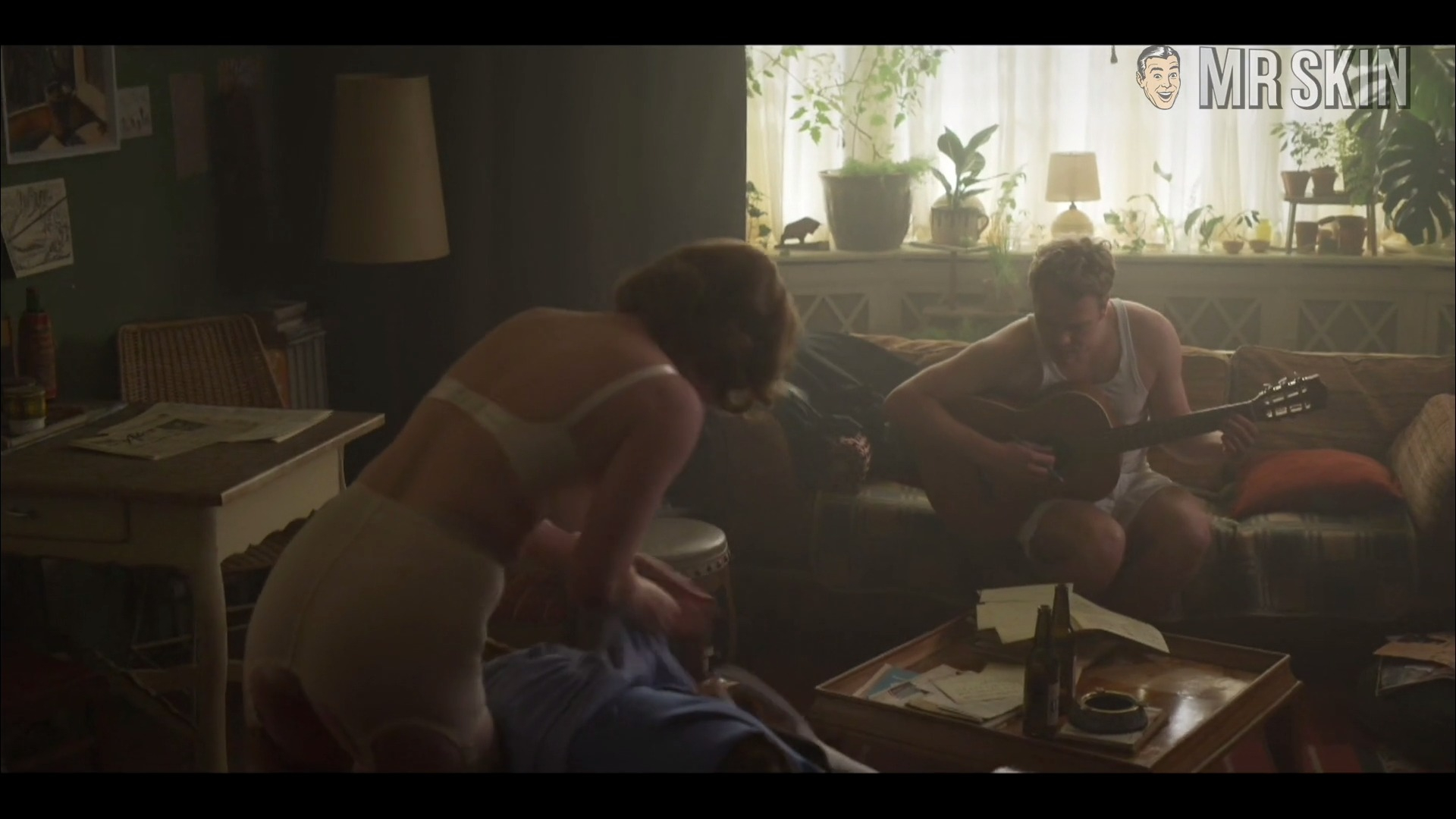 Sexiest Scenes of Eliza Hahn from Spy City. Underwear, breasts, sexy. 321323