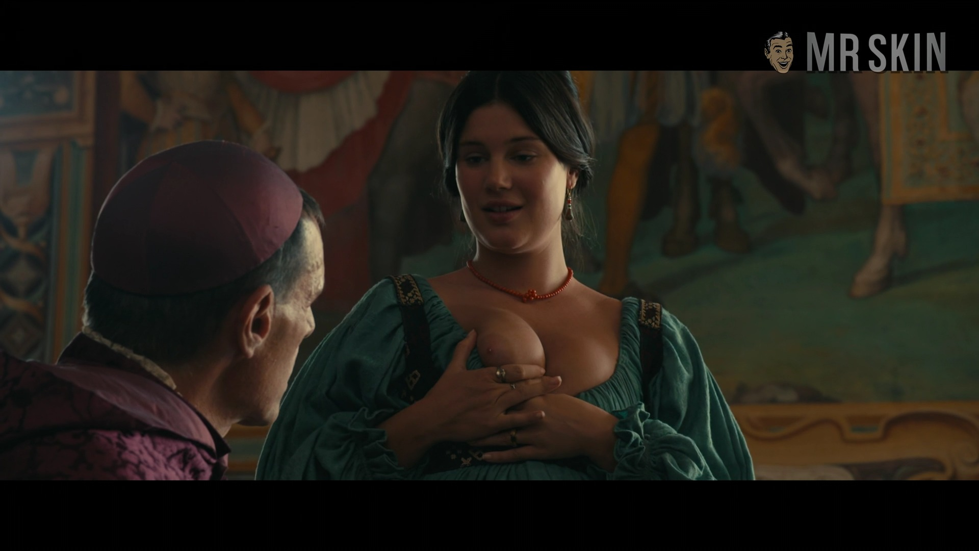 Alexia Chardard in Benedetta (2021) Right Breast Breasts Right Breast 333066