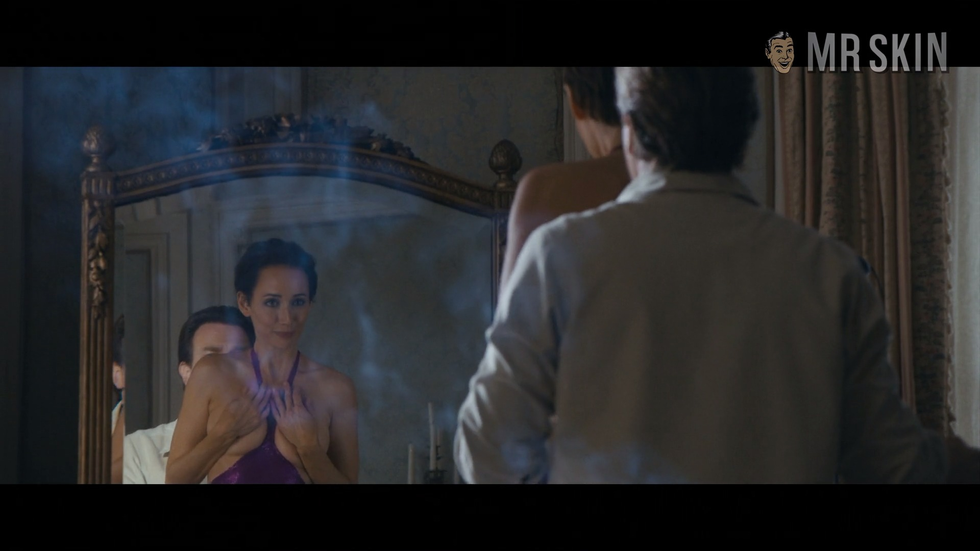 Hottest Rebecca Dayan Scene in Halston. Sexy, breasts, left breast. 322664