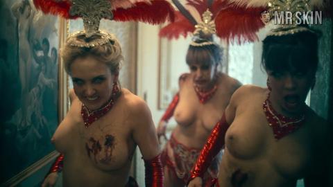 Sabine Varnes Nude as Zombie Showgirl. Breasts. 322958