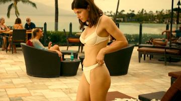 Hottest Alexandra Daddario Scene in The White Lotus. Bikini, Sexy, breasts, thong. 325040
