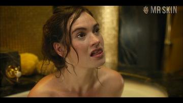 Lily James in The Pursuit of Love (2021) Sexy Breasts Breasts Sexy 325808