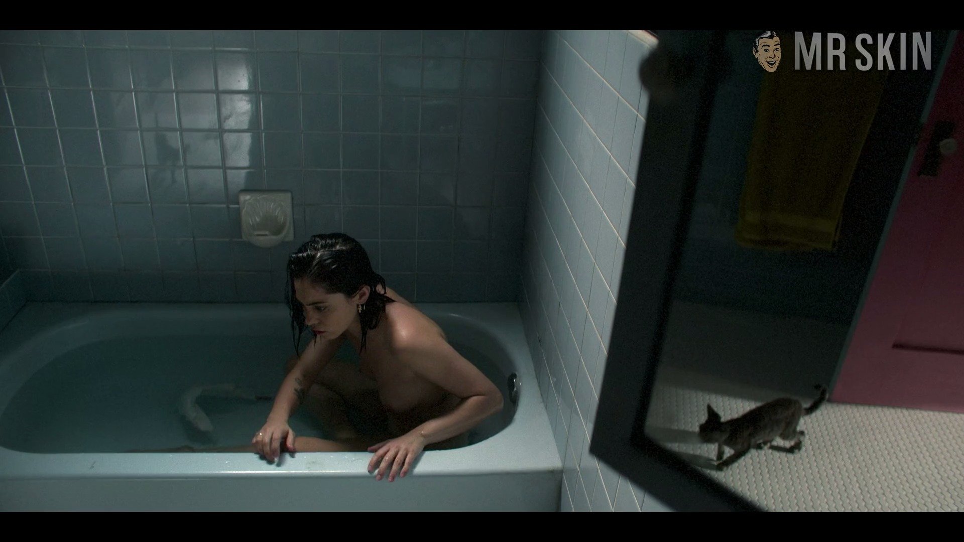 Rosa Salazar Nude as Lisa N. Nova. Breasts, left breast, lesbian. 326552