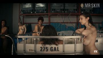 Sydney Meyer, Pearl Sun, Sherrica James-Mills Barrett, Jess L Callaghan, Victoria Sawal, J.D. Renemarie in Y: The Last Man (2021) Breasts Bush Breasts