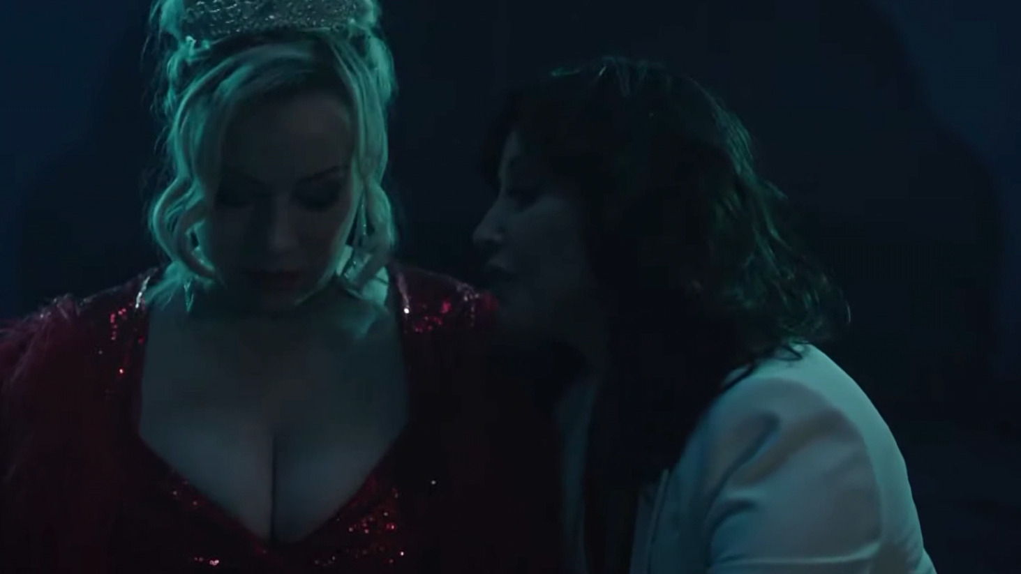 Sexiest Scenes of Tiffany Valentine / Jennifer Tilly / Tiffany Doll from Chucky. Lesbian, Sexy. 341615
