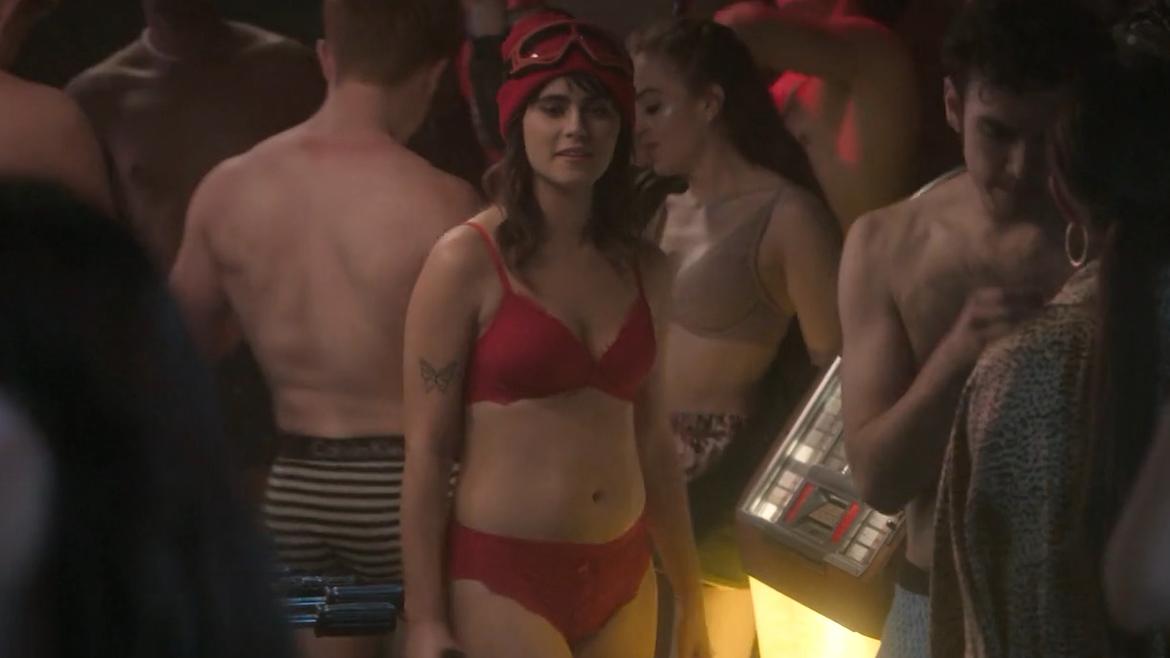 Reneé Rapp, Pauline Chalamet, Amrit Kaur, Alexia Ioannides in The Sex Lives of College Girls (2021-2025) Underwear Bikini Breasts 341775