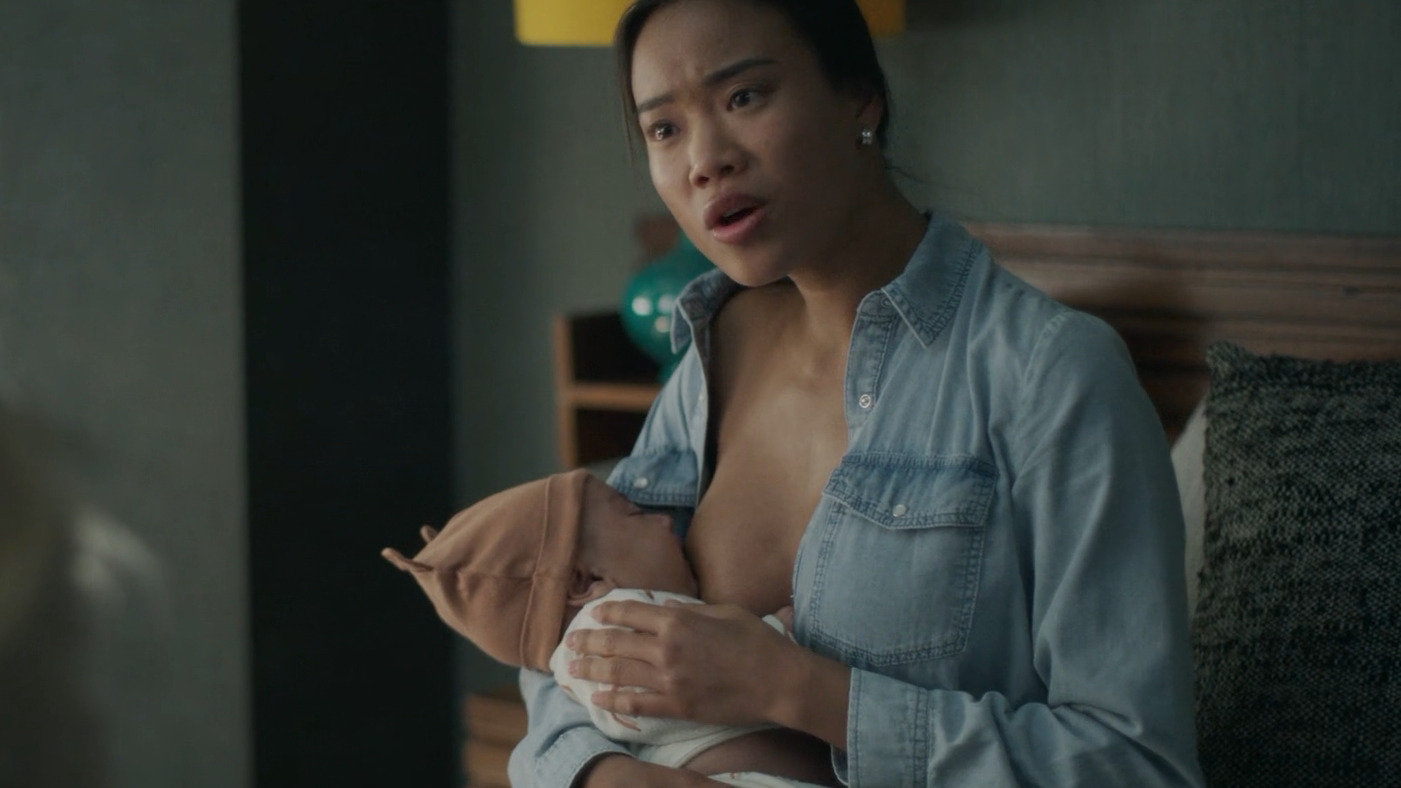 Irene from Wrong Side of the Tracks Naked. Right Breast, Underwear, breasts, butt. 347921