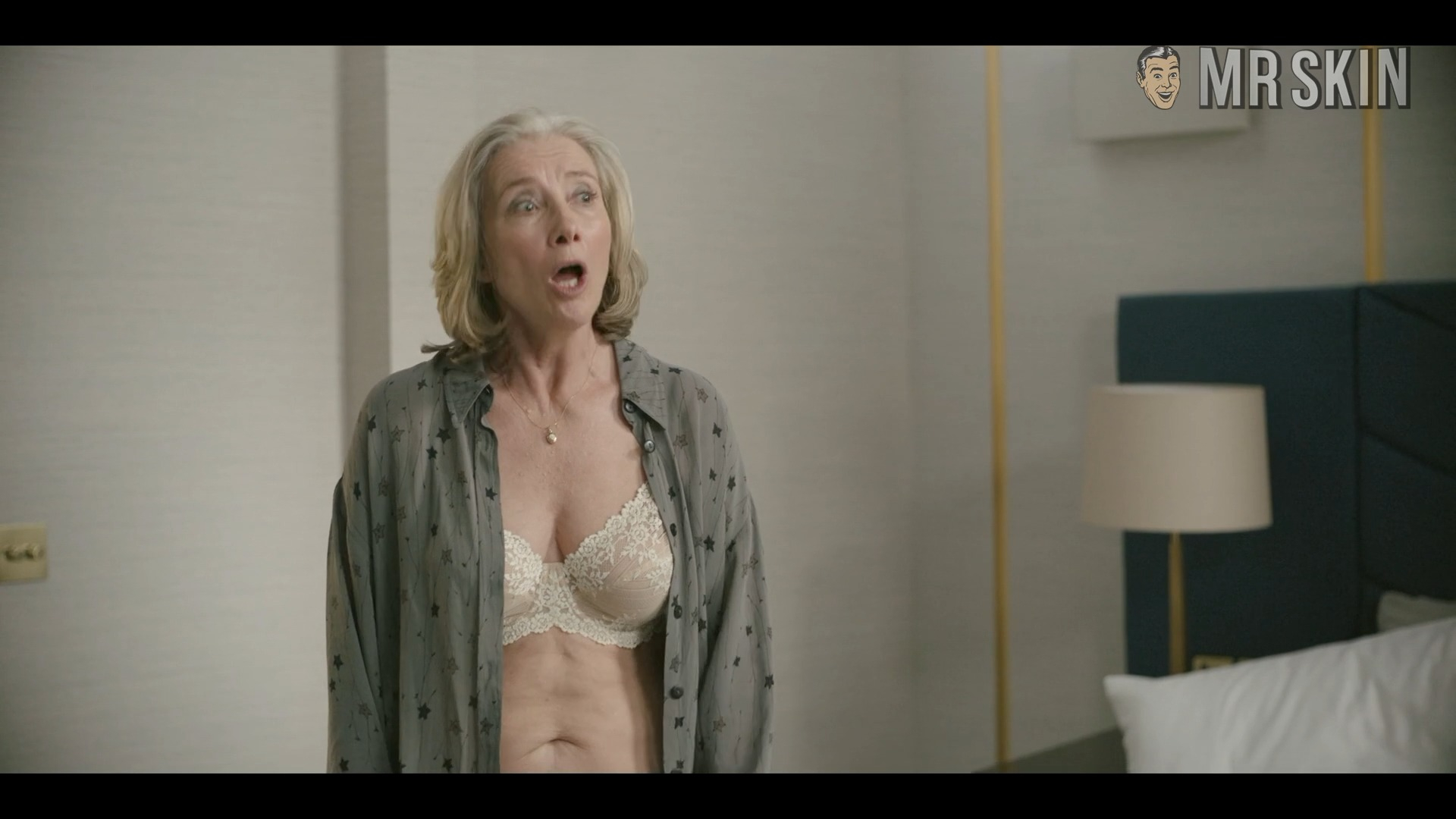 Hottest Emma Thompson Scene in Good Luck to You, Leo Grande. Sexy, Underwear, breasts, bush. 340058