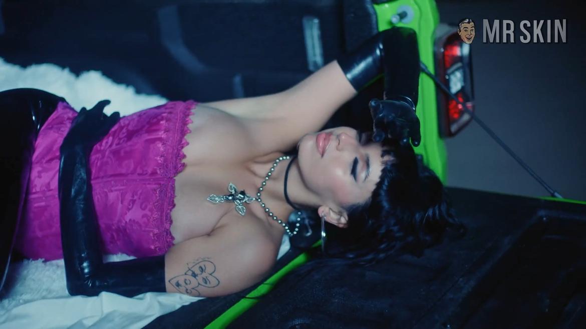 Rebecca Black in Cafe Racer (2022) Nipslip Sexy Breasts Nipslip 340377