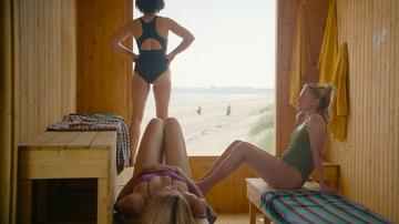 Eva Birthistle, Eve Hewson, Sharon Horgan, Sarah Greene in Bad Sisters (2022-2024) Bikini Sexy Bikini Breasts 351580