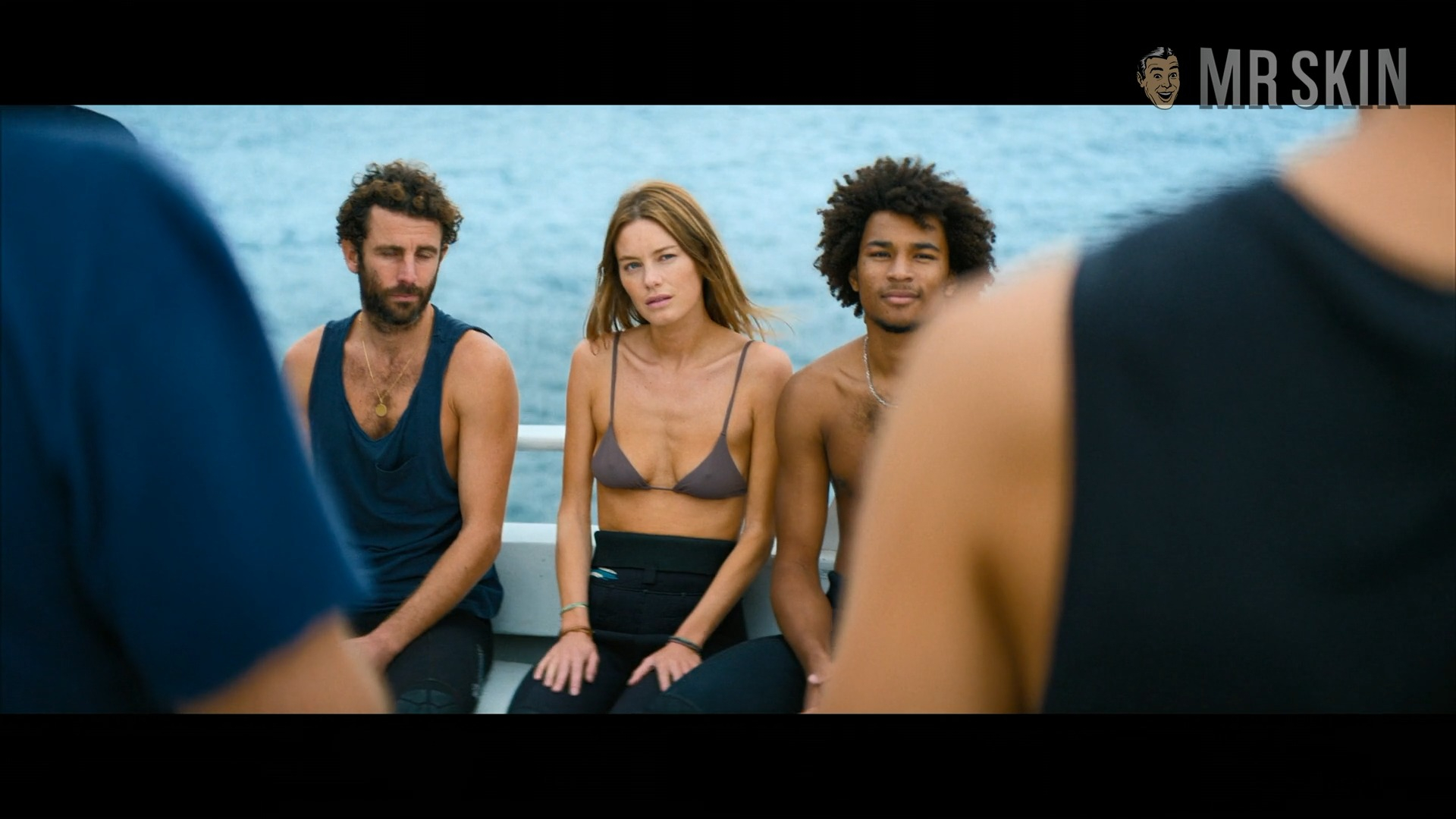 No Limit's Sexiest Scenes with Camille Rowe. Bikini, Sexy, breasts, left nipslip. 341178