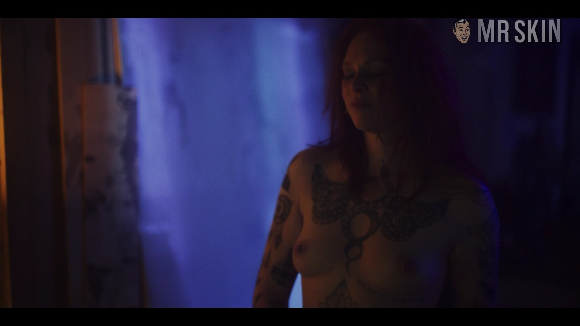 Henny Reents Nude in Black Butterflies. Breasts, butt. 341512