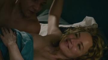 Virginie Efira in Other People's Children (2022) Right Breast Breasts Bush 348644