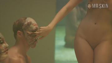 Mia Goth, Amanda Brugel, Caroline Boulton in Infinity Pool (2023) Breasts Bush Butt Sexy Lesbian Body Double Breasts 342728