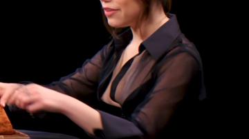 Jenna Ortega in Hot Ones (2015-2024) Right Nipslip Breasts Right Nipslip 343094