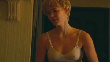 Rosy McEwen, Kerrie Hayes in Blue Jean (2023) Left Breast Sexy Underwear Lesbian Breasts Left Breast 343395