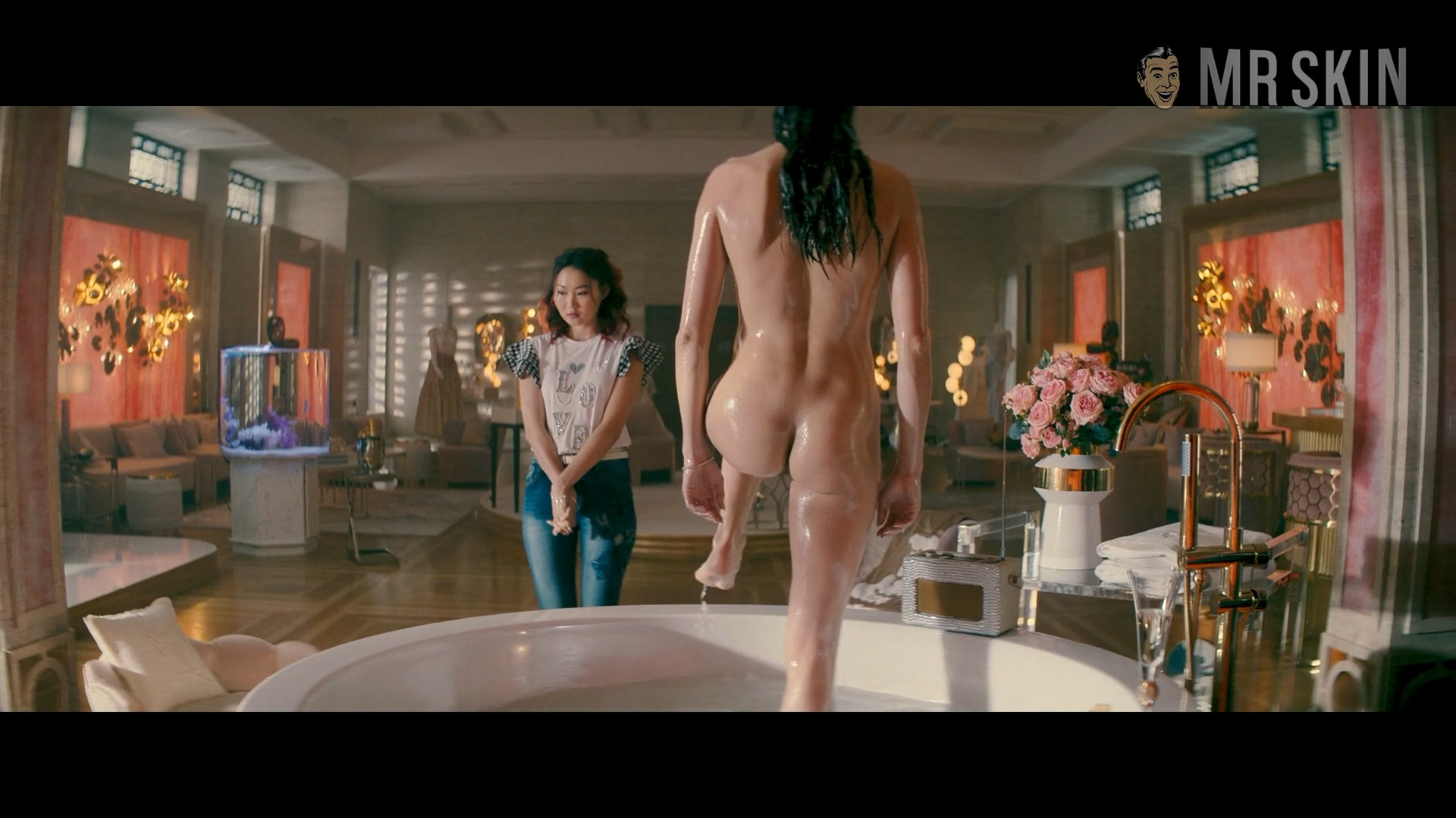 Zrinka Cvitešić Naked in The Power. Breasts, Butt, left breast, left nipslip. 343987