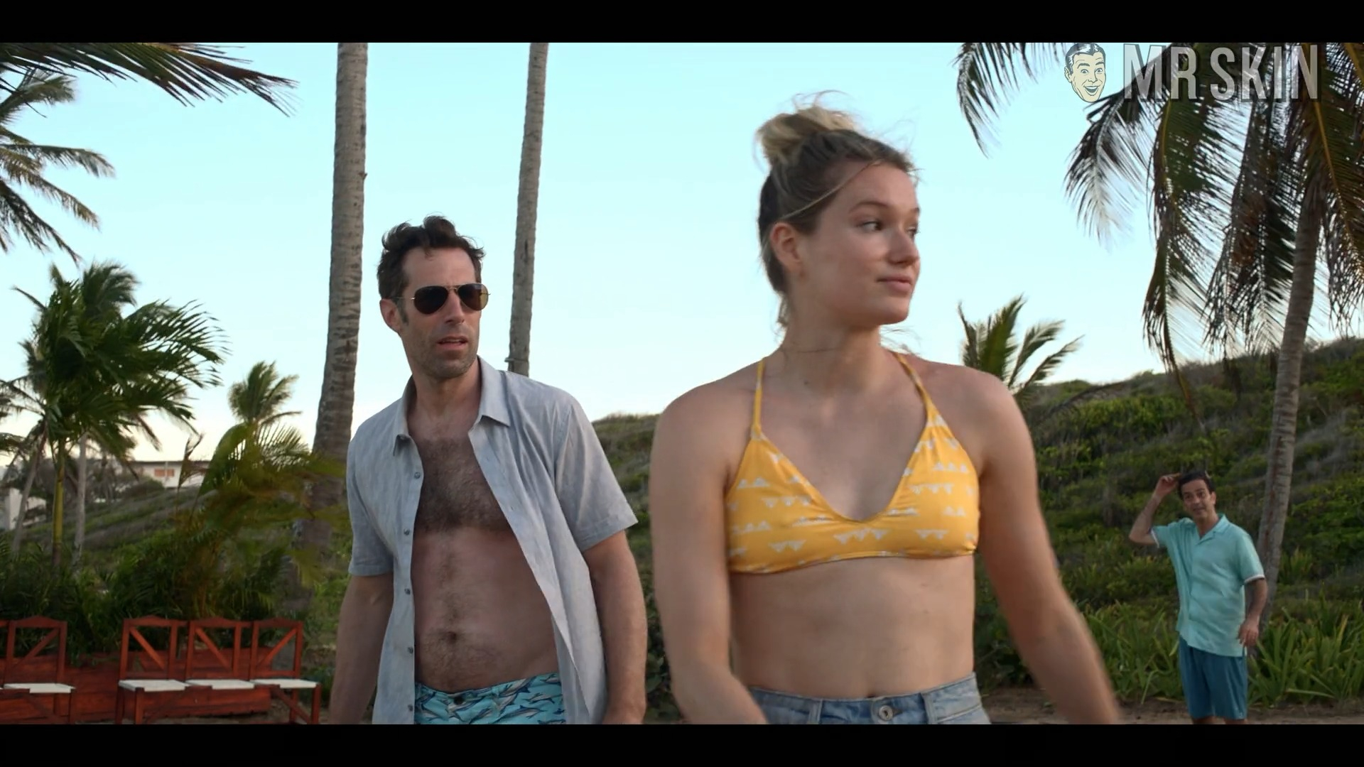 Saint X's Sexiest Scenes with West Duchovny. Bikini, body double, butt. 343950