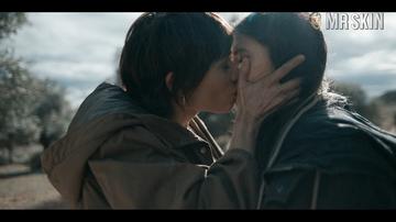 Marta Vallés, Rebeca Matellán in The Invisible Girl (2023) Lesbian Breasts Lesbian 344312