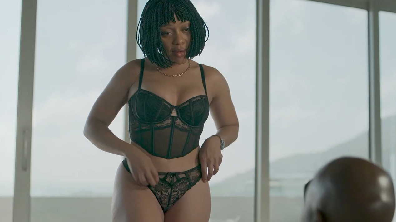 Sexiest Thando Thabethe Scene in Fatal Seduction. Underwear. 356569