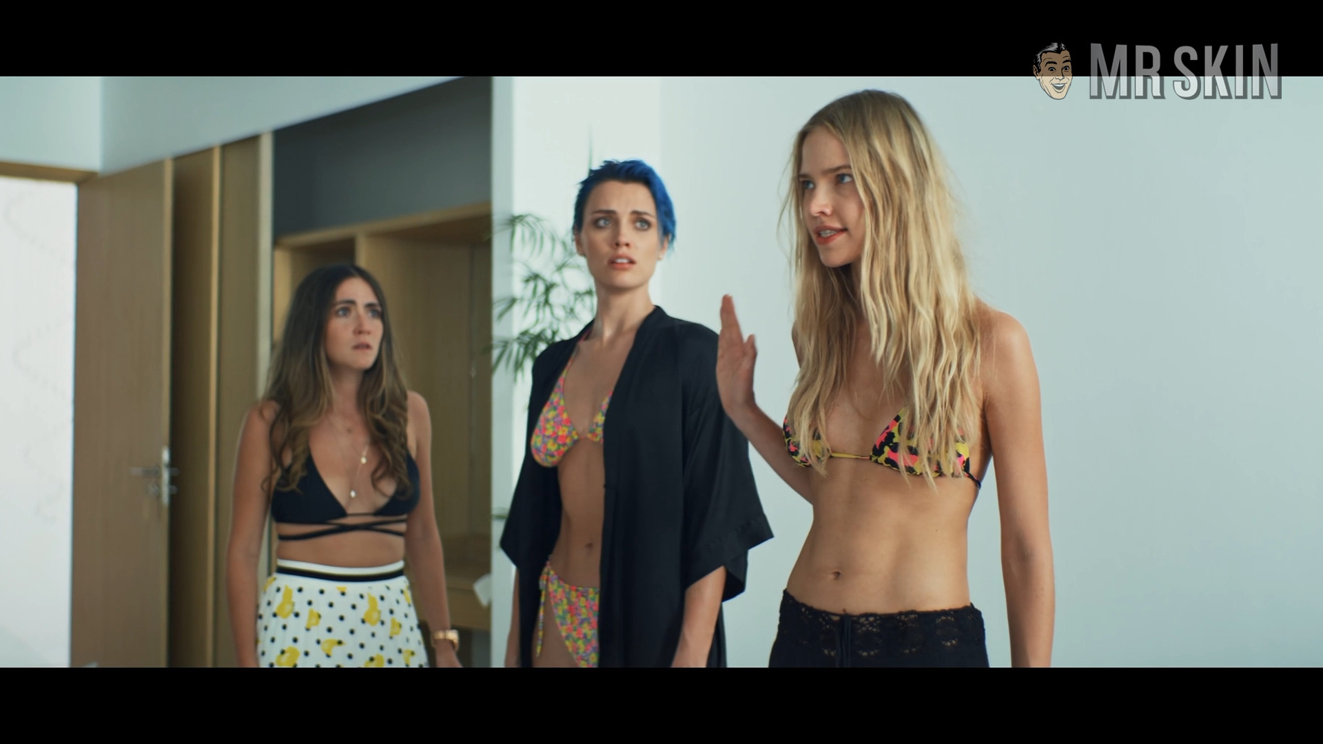 Hottest Wallis Day Scene in Sheroes. Bikini, breasts, lesbian. 344858