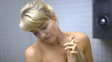 Helene Joy in Woman in Car (2021) Left Breast Breasts Bush 345547