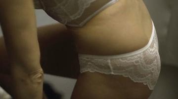 Helene Joy in Woman in Car (2021) Underwear Breasts Bush 345544