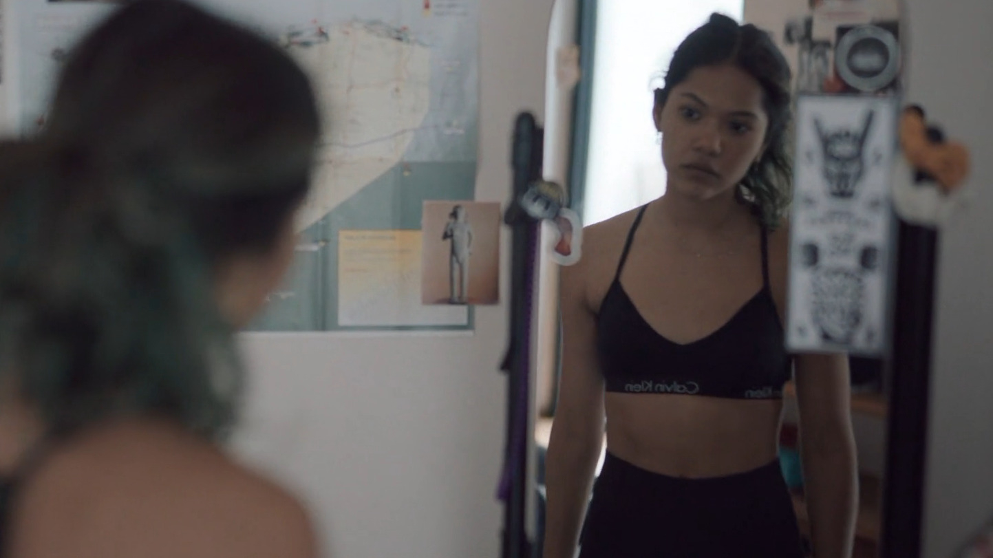Sexiest Sasha González Scene in Thursday's Widows. Underwear. 345619