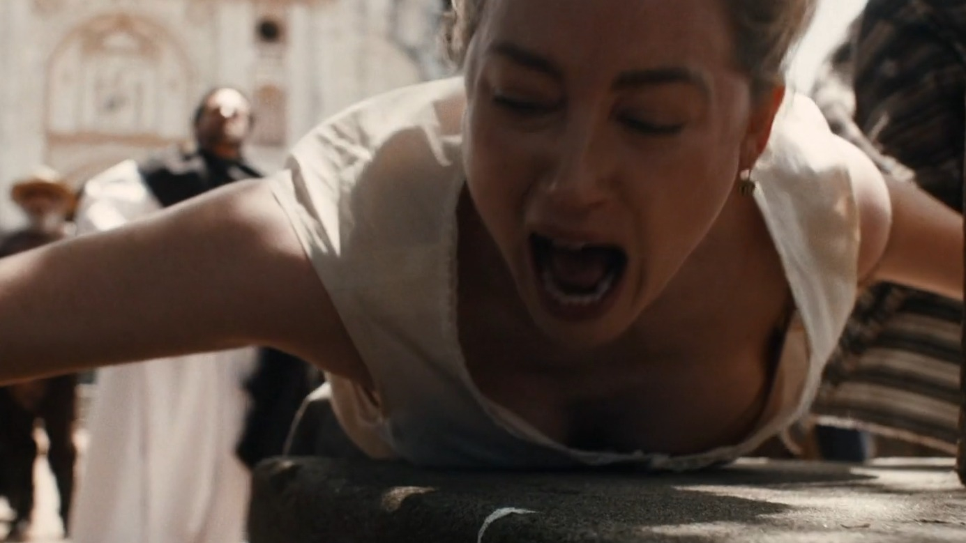 Sexiest Amber Heard Scene in In the Fire. Sexy, Underwear, breasts, right breast. 346075